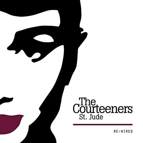 The image depicts a CD cover with a black silhouette of a face.