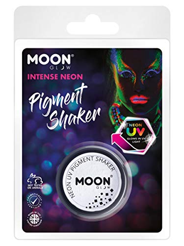 Moon Glow Intense Neon UV Pigment Shakers, White