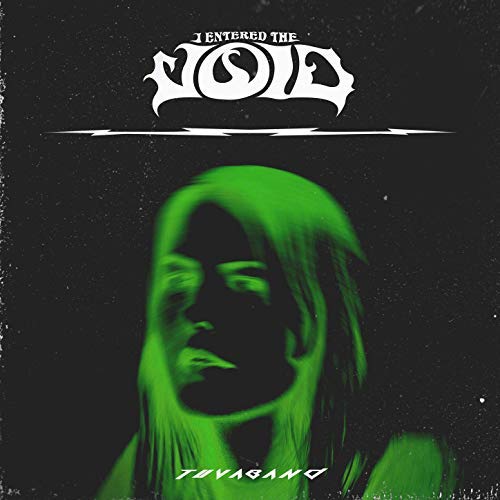 Vinyl album cover with a green-tinted woman's portrait on a black background.