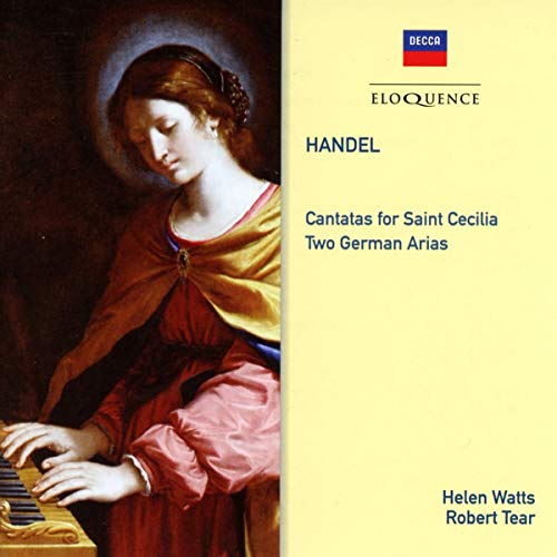 CD cover with a painting of a woman playing an instrument, yellow background.