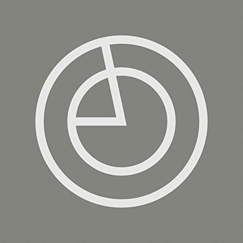 A grey background with a white graphic of a CD.