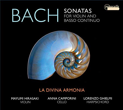 CD cover featuring a large nautilus shell on a black background.