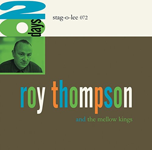 "Album cover with 'roy thompson and the mellow kings' in multicolored text and a man's portrait."