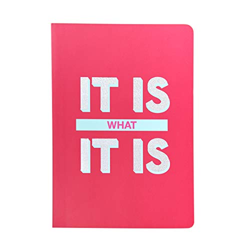 SLOGAN A5 NOTEBOOK IT IS WHAT IT IS
