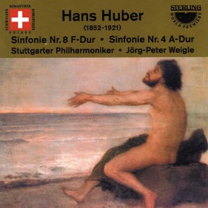 CD cover featuring a painting of a man sitting on a rock by the sea.