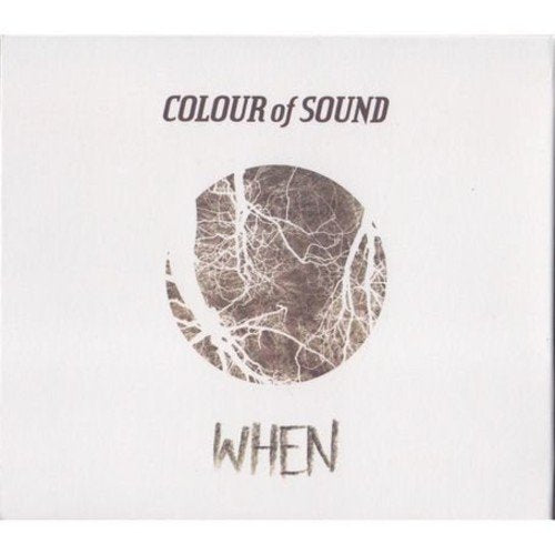 White CD case with "Colour of Sound" and "When" text, featuring a circular abstract design.