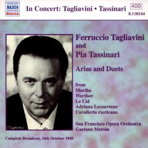 Tagliavinitassinari - Pia Tassinari and Ferruccio Tagliavini sing Opera Arias [CD]