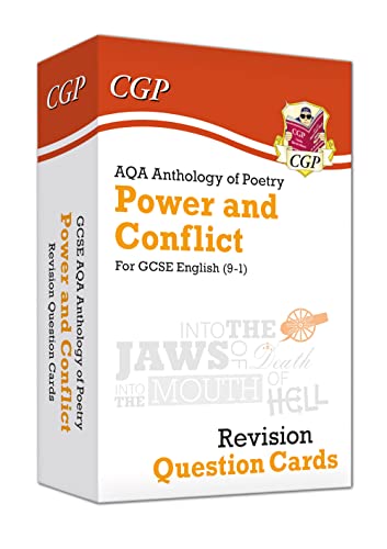 GCSE English: AQA Power & Conflict Poetry Anthology - Revision Question Cards: perfect for exams and mocks in 2022 & 2023 (CGP GCSE English 9-1 Revision)