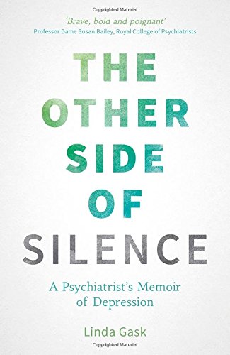 Book cover with title 'The Other Side of Silence' in large green and grey text.