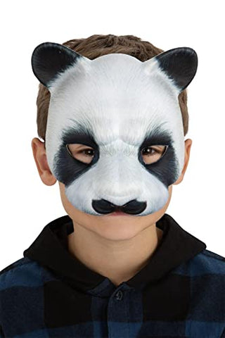 Smiffys 53144 Kids Panda Mask, Unisex Children, White & Black, One Size