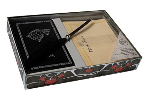 Game of Thrones: House Stark: Desktop Stationery Set (With Pen) (Game of Thrones Stationery)
