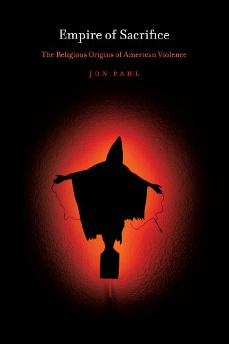 Book cover: "Empire of Sacrifice" with dark background, title in white, and a red image.