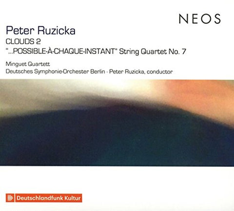 Deutsches Symphonie-Orchester Berlin and Peter Ruzicka Minguet Quartet - Peter Ruzicka: CLOUDS 2 – ...POSSIBLE-À-CHAQUE-INSTANT String Quartet No. 7 Audio CD