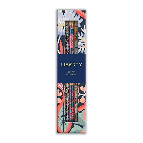 Galison Mudpuppy Liberty Floral Pencil Set