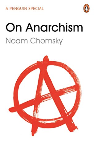 The image is a book cover with a white background and red anarchist symbol.