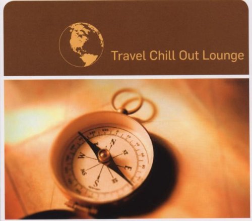"CD cover with a compass on a map and 'Travel Chill Out Lounge' text."