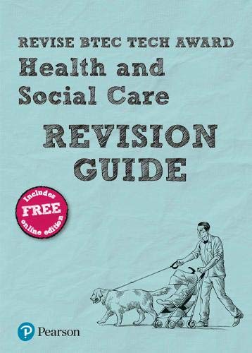"Light blue textbook cover with man walking a dog and elderly person in a wheelchair."