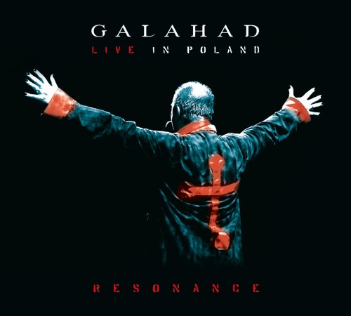 "Album cover featuring a man with outstretched arms against a black background."