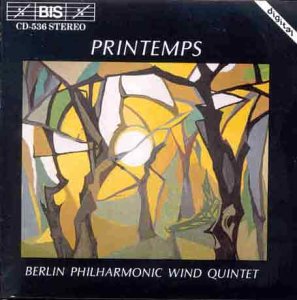 Eugène Bozza - Printemps: Berlin Philharmonic Wind Quintet [CD]