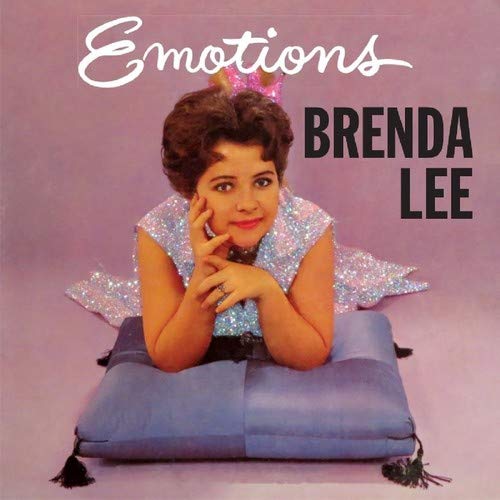Brenda Lee album cover featuring a woman in a sparkly dress on a cushion.