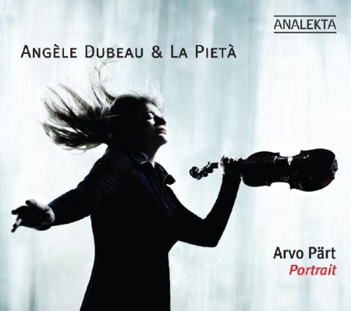 CD cover featuring a silhouette of a woman playing violin with flowing hair.