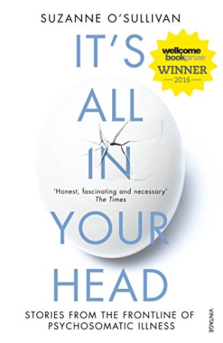 Book cover with cracked egg and text "It's All in Your Head" on a white background.