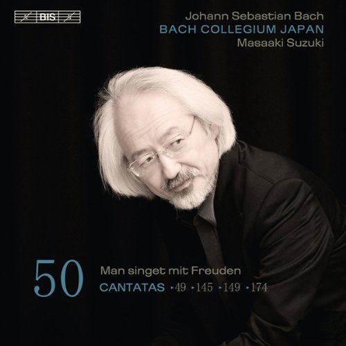 CD cover with a man having white hair and a black background.