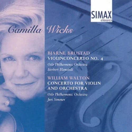 Camilla Wicks - Brustad Violin Concerto 4 / Walton Violin Concerto [CD]