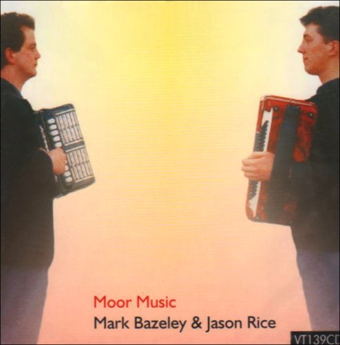 CD cover featuring two men holding accordions, facing each other, with gradient background.