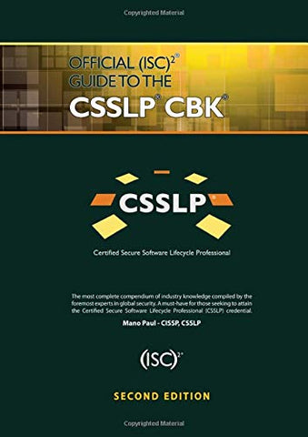 Official (ISC)2 Guide to the CSSLP CBK (ISC2 Press)