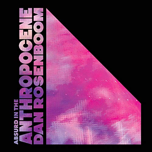 Album cover with pink and purple abstract design on black background.