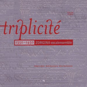 Zorgina Vocalensemble - MEDIEVAL:TRIPLICITE [CD]