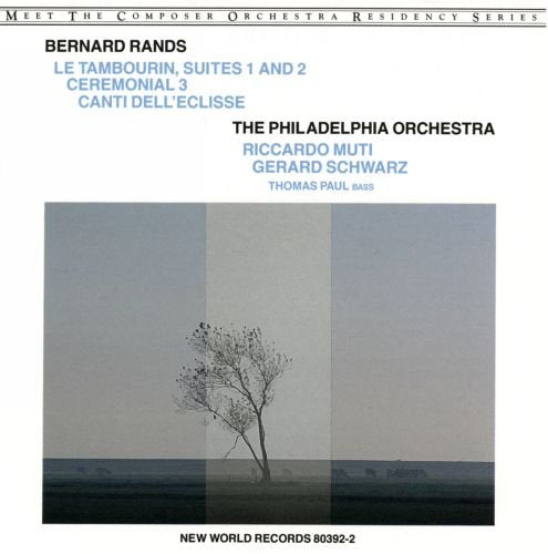 "CD cover with a bare tree in a foggy landscape, white background, and text overlay."