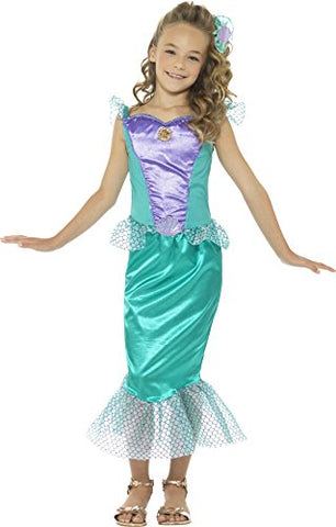 Smiffys Deluxe Mermaid Girls Fancy Dress Fairytale Book Day Week Kids Childs Costume New