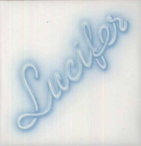 The image shows a vinyl record cover with the words "Pecking Lizhis" in white cursive script. For accessibility purposes, a suitable alt text could be: "Vinyl record cover with 'Pecking Lizhis' in white cursive script on a white background."