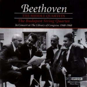 Budapest String Quartet - Beethoven: The Middle Quartets [CD]