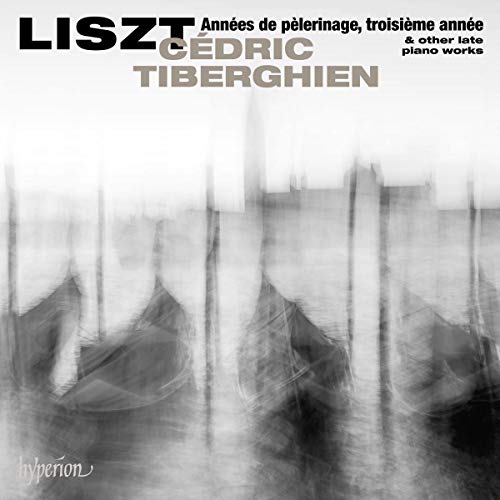 "CD cover featuring a blurred black-and-white image of boats on water."