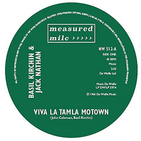 Basil Kirchin & Jack Nathan - Viva La Tamla Motown c/w Main Chance  [VINYL]