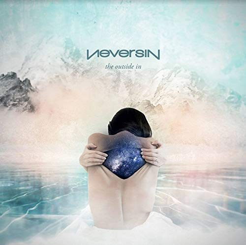 "Album cover featuring a person with a galaxy on their back."