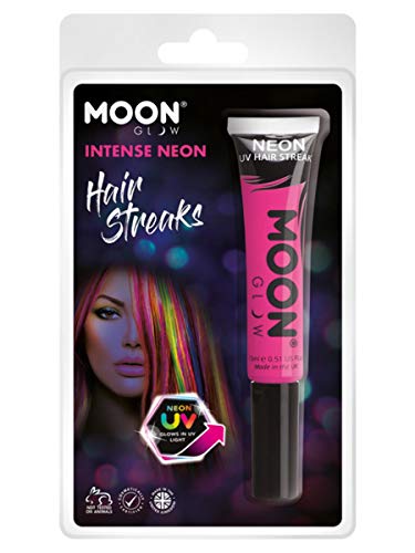 Moon Glow Intense Neon UV Hair Streaks Hot Pink
