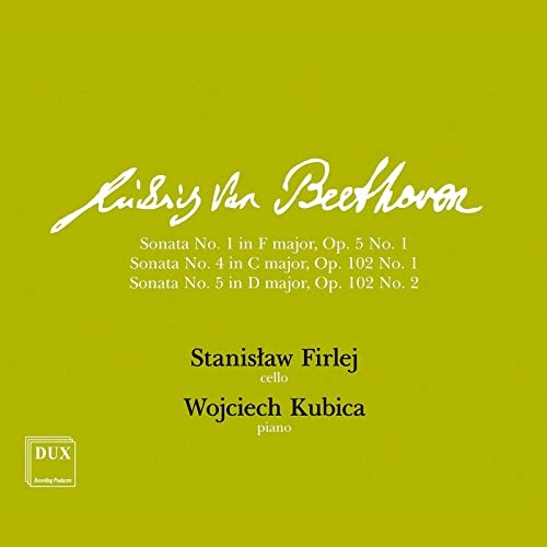Stanislaw Firlej Wojciech Kub - Beethoven: Cello Sonatas [CD]