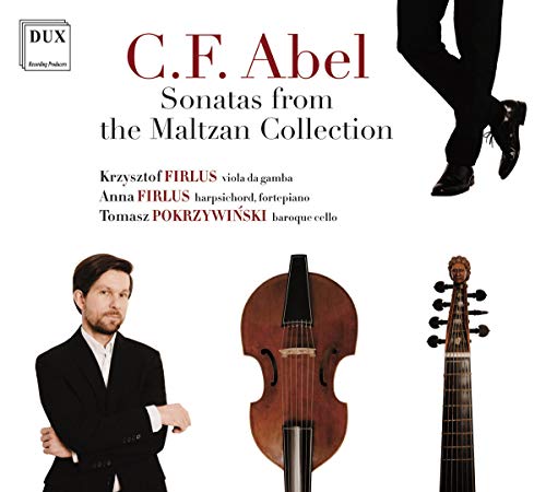 CD cover featuring a man, violas, and dancer's legs against a white background.