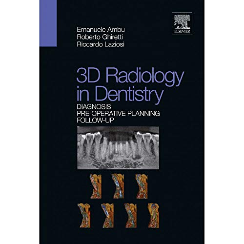 "Book cover with black background, blue title, and dental X-ray images."