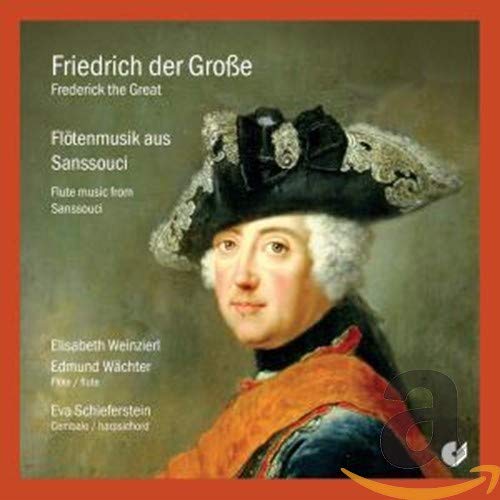 CD cover with portrait of Frederick the Great in ornate 18th-century attire.