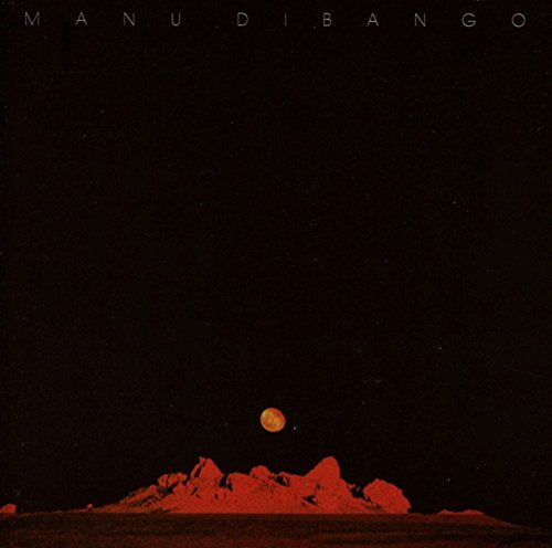 Album cover with red mountains and a glowing moon against a black background.