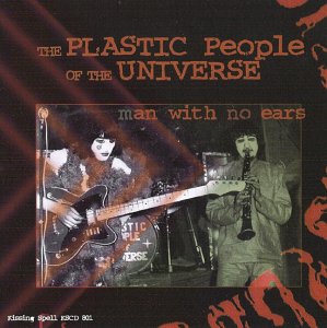The Plastic People of the Universe CD cover with a monochrome image of two musicians.