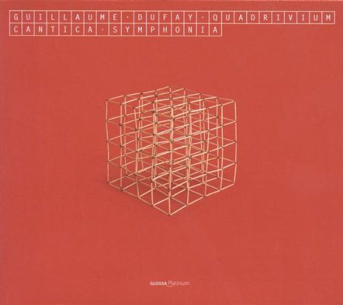 Red album cover with gold 3D cube and white text at the top.