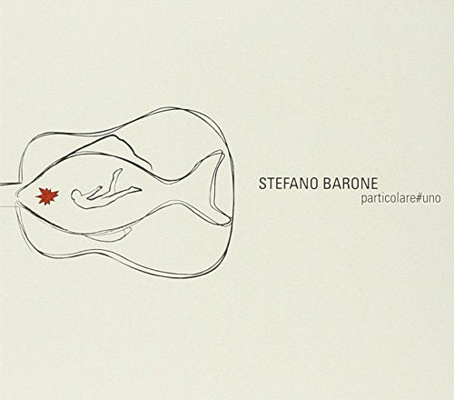 "Album cover with abstract fish drawing and text on a beige background."