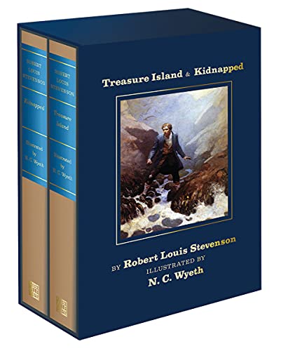 Treasure Island and Kidnapped: Collector's Edition: N. C. Wyeth Collector's Edition (2-Vol. Clothbound Set) (Abbeville Illustrated Classics)