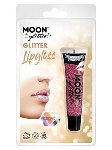 Moon Glitter Holographic Glitter Lipgloss Pink